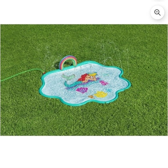 ☀️Disney Little Mermaid 64 in. x 57 in. Splash Pad Bundle💦 - Picture 7 of 8